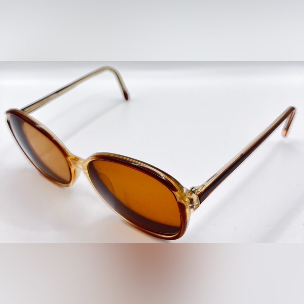 Viva 304 Brown Round Sunglasses Frames Only - Picture 2 of 8